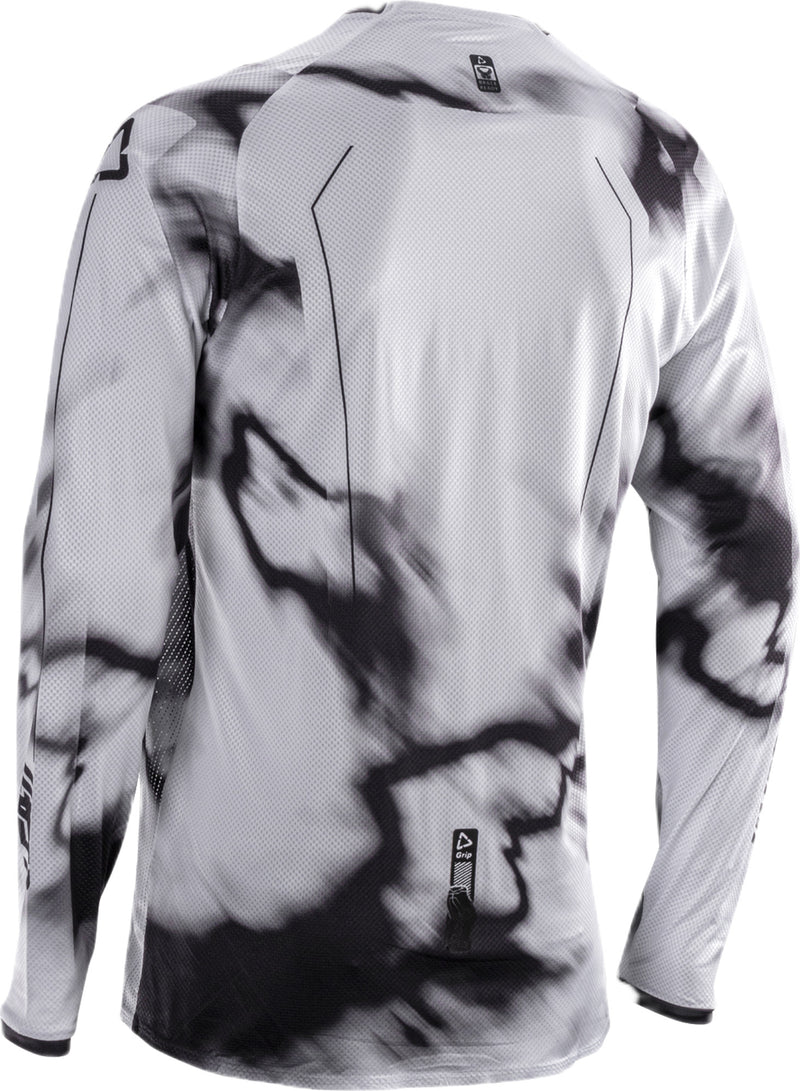 Leatt Moto 4.5 Motorradhose, Offroad-Stretch, mit Knieverstärkung, Lite White