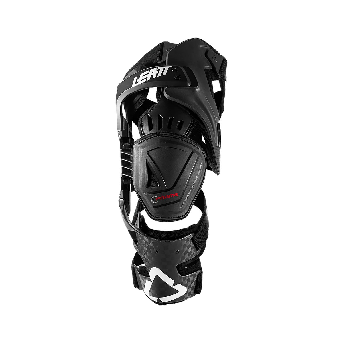 Leatt Knee Brace C-Frame Pro Carbon Pair Black – Premium Carbon Knee Braces for Motocross & Enduro