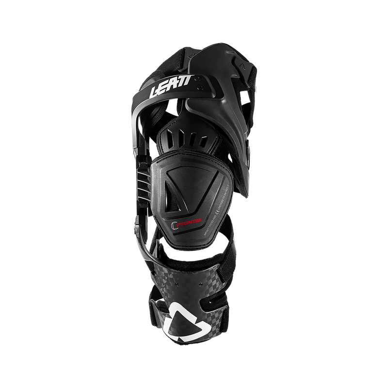 Leatt Knee Brace C-Frame Pro Carbon Pair Black – Premium Carbon Knee Braces for Motocross & Enduro