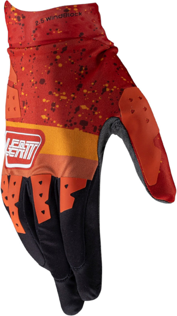 Leatt Glove Moto 2.5 WindBlock Burn Rood
