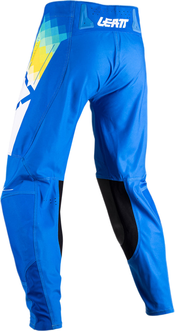 Leatt Moto 4.5 motorbroek offroad stretch met knieversteviging Pixel Blauw