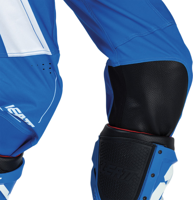Leatt Moto 4.5 Motorradhose, Offroad-Stretch mit Knieverstärkung, Pixelblau