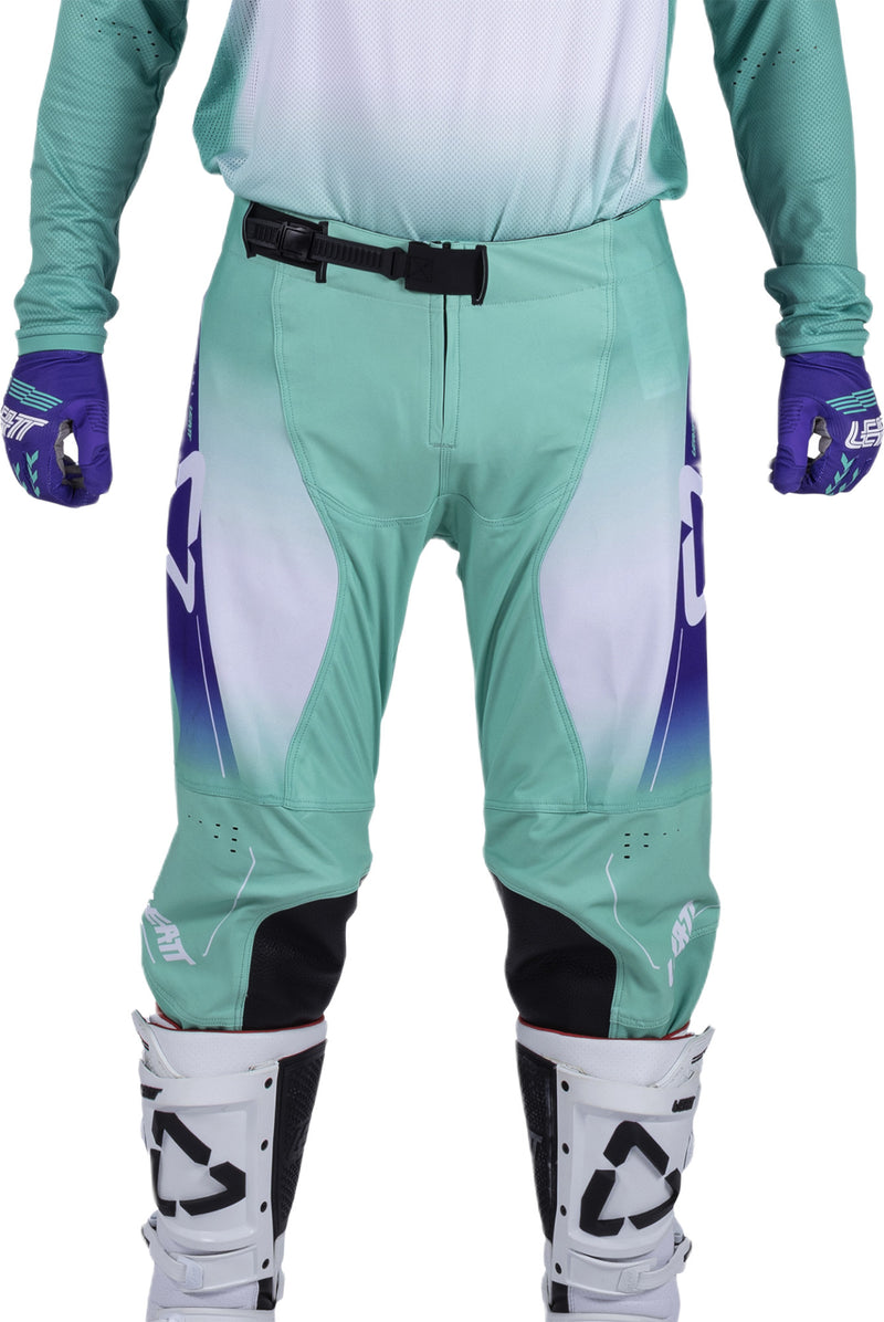 Leatt Moto 4.5 motorcycle pants off-road stretch with knee reinforcement Purple