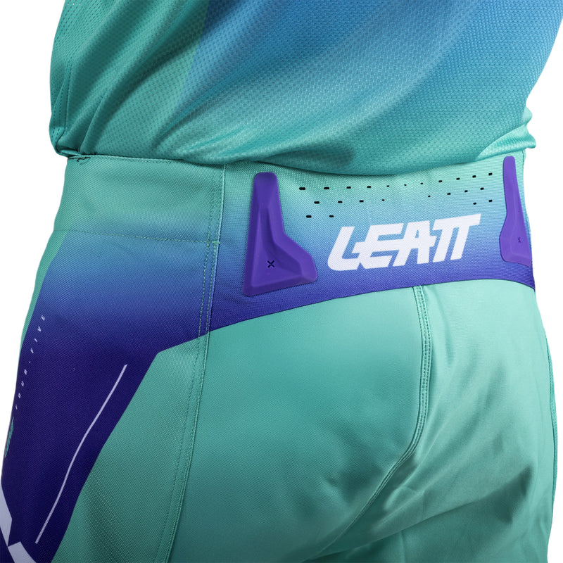 Leatt Moto 4.5 motorcycle pants off-road stretch with knee reinforcement Purple