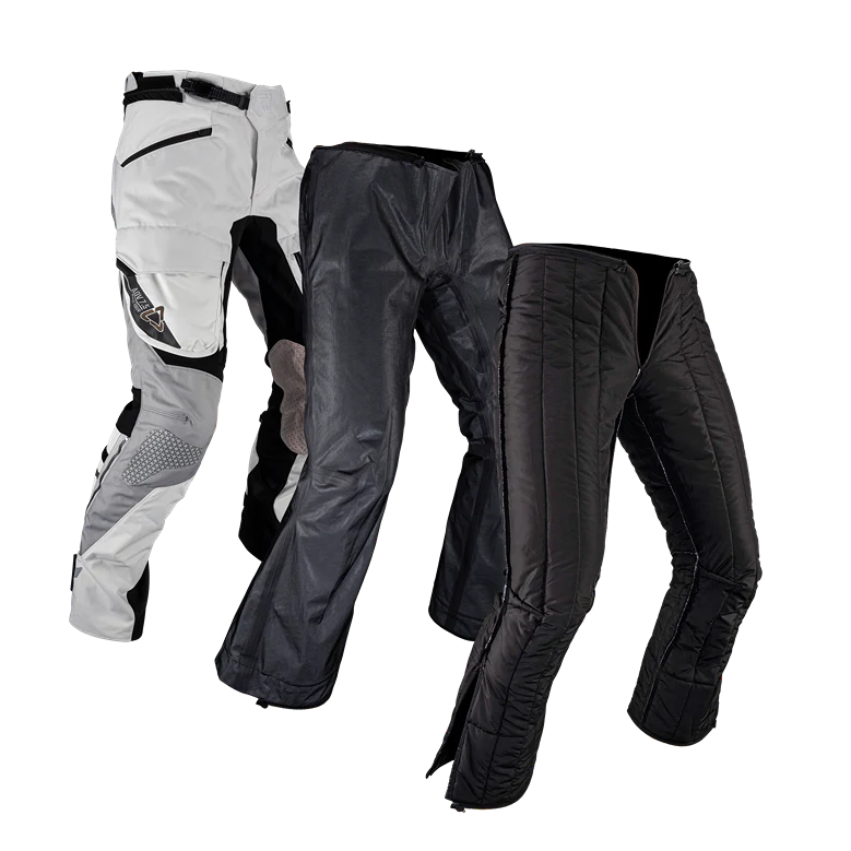 Leatt ADV MultiTour 7.5 Motorcycle Pants 30K Waterproof AA Level 2 Steel Gray