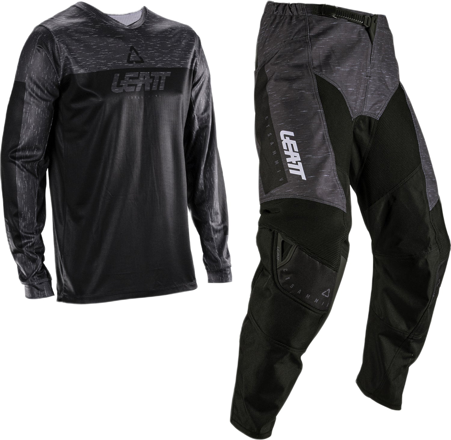 Leatt Ride Kit Moto 3.5 Stealth Schwarz/Grau