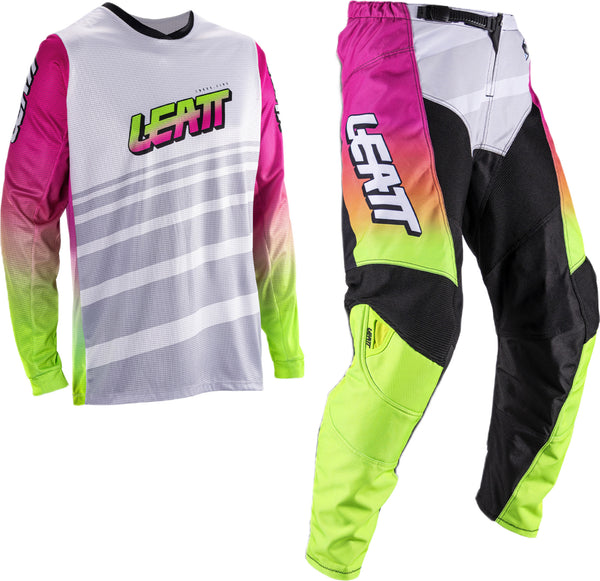 Leatt Ride Kit Moto 3.5 Retro Roze