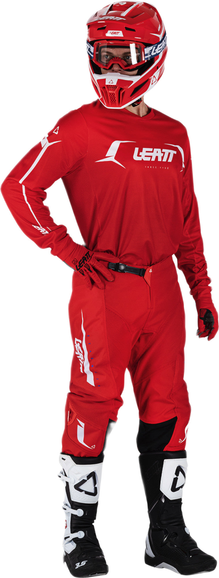 Junior Leatt Ride Kit 3.5 Rot für Kinder