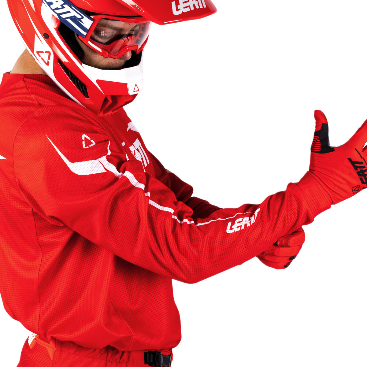 Junior Leatt Ride Kit 3.5 Rot für Kinder