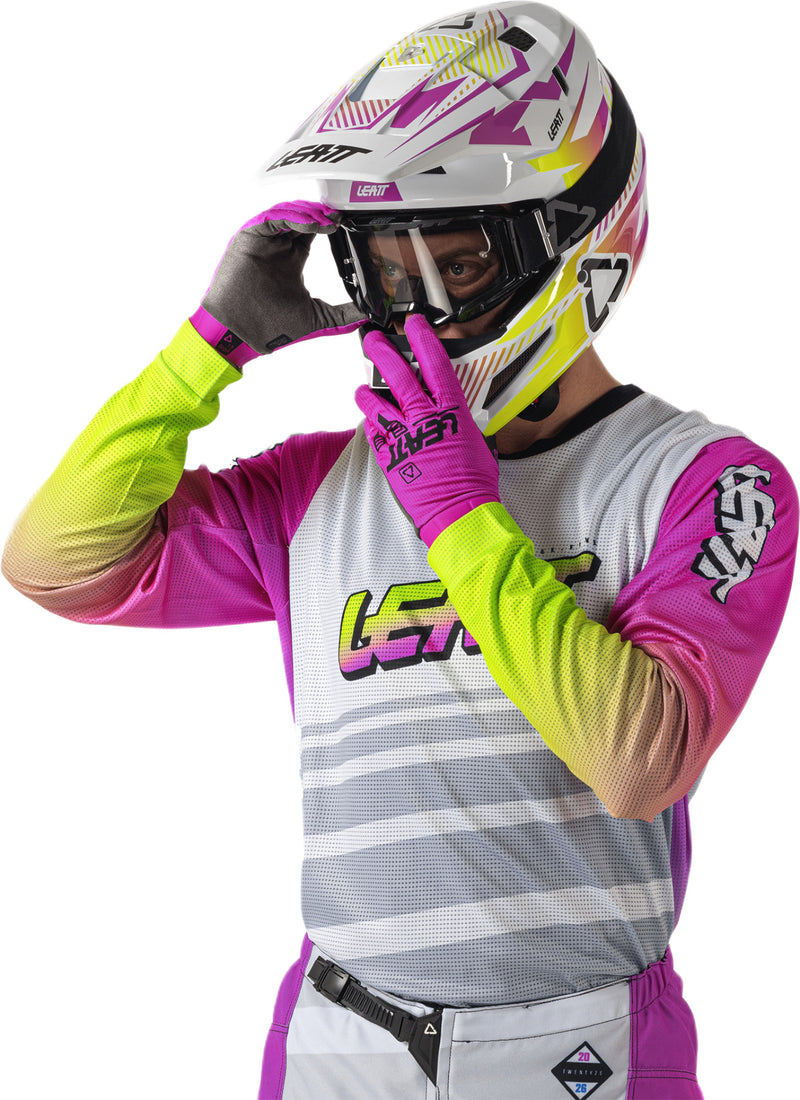 Junior Leatt Ride Kit 3.5 Retro Pink for kids