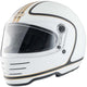 Simpson M62 Hondo Matt White Carbon Helm ECE 22.06 Pinlock Vintage