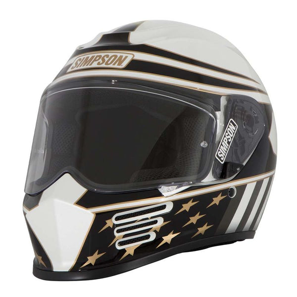 Simpson Speed Americana Gold Integraalhelm Sport Street Lichtgewicht Helm