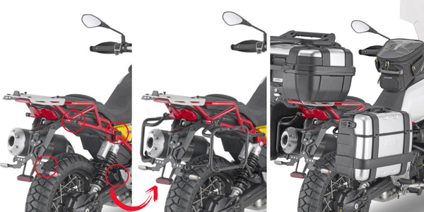 Givi PLOR8203MK Side Case Rack MOTO GUZZI