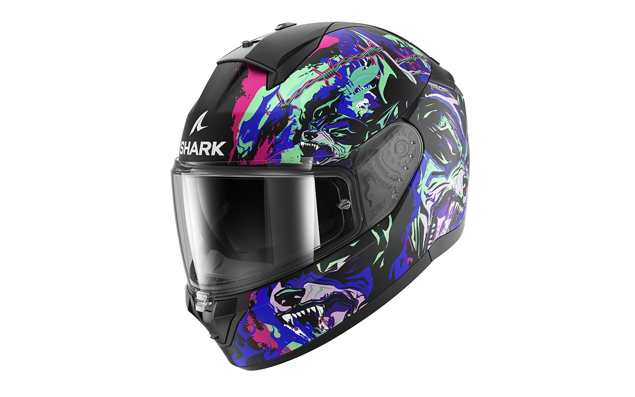 RIDILL 2 RAGING BEAST Mat Black Violet Green