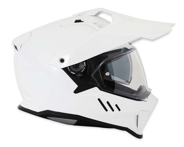 Simpson Xcursion Adventure Helmet ECE 22.06 Pinlock Solid White
