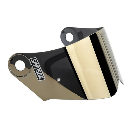 Simpson Visor for Darksome helmet MIRROR Gold