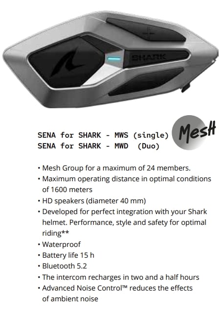 Sena For Shark - Mw Single