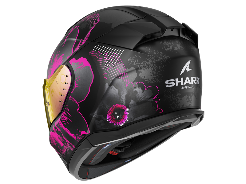 Shark D-skwal 3 Mayfer Matt Schwarz Violett Anthrazit