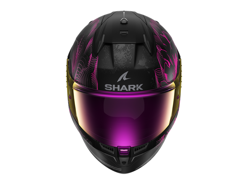 Shark D-skwal 3 Mayfer Matt Schwarz Violett Anthrazit