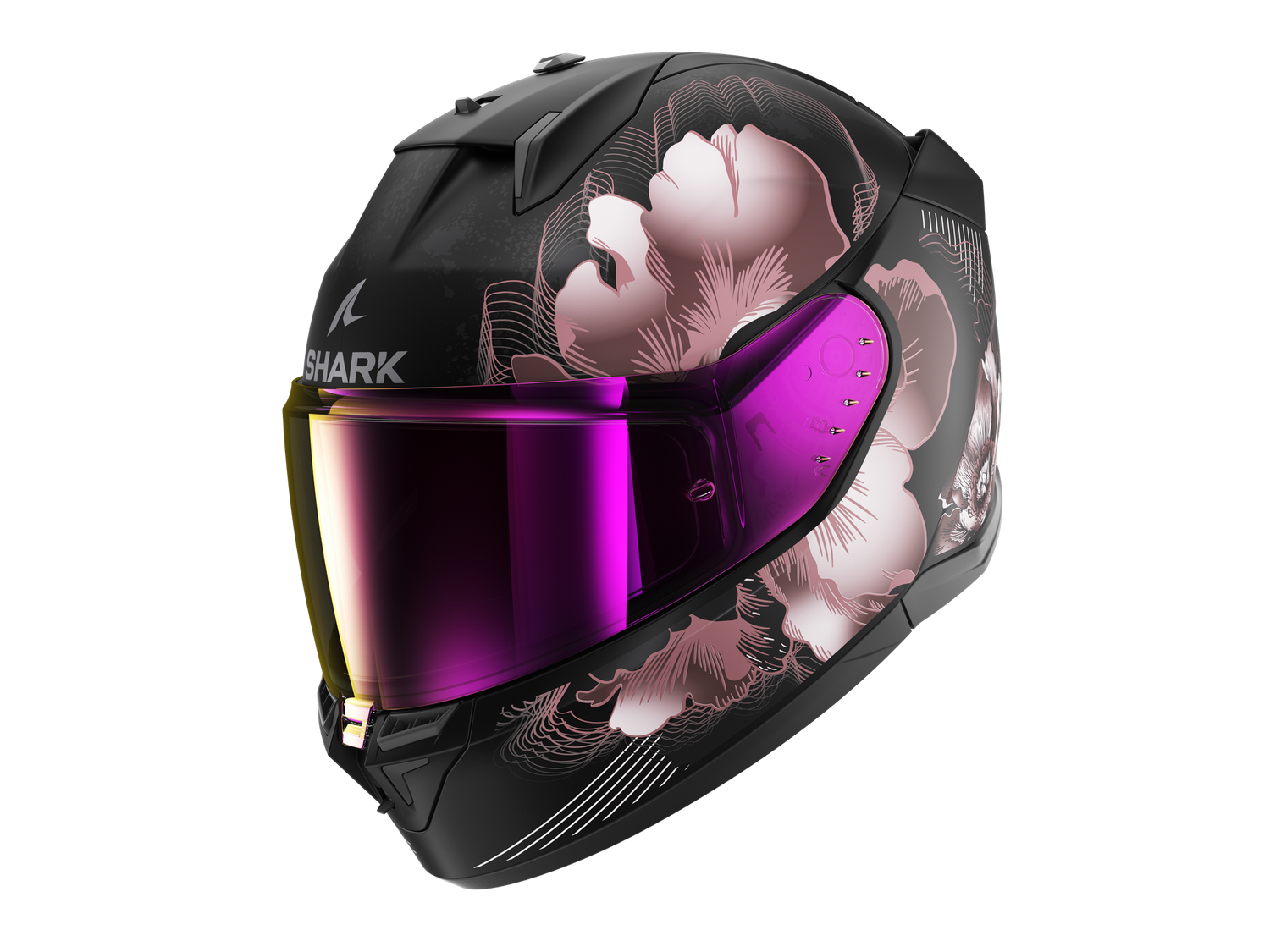 SHARK D-SKWAL 3 MAYFER Mat Black Violet Gold