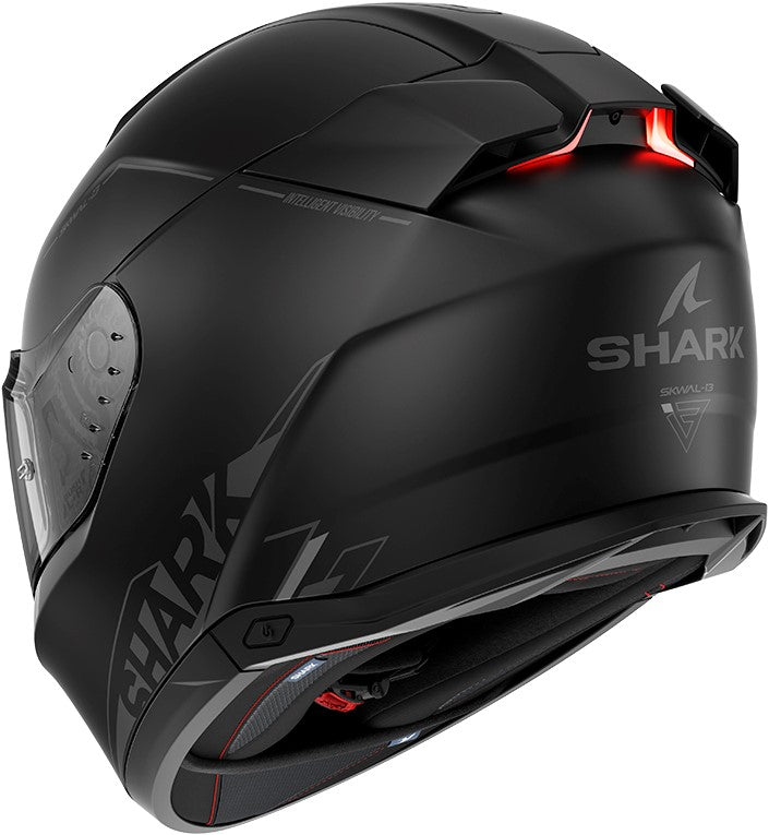 Shark Skwal I3 Blank Sp Mat Anthrazit Schwarz Silber