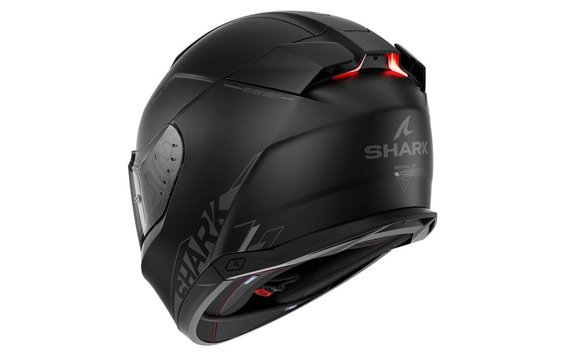 Shark Skwal I3 Blank Sp Mat Zwart Anthracite Zwart
