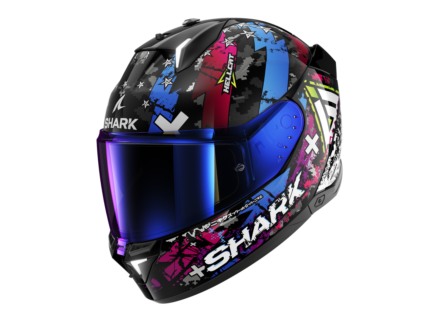 SHARK SKWAL i3 HELLCAT Black Chrom Blue