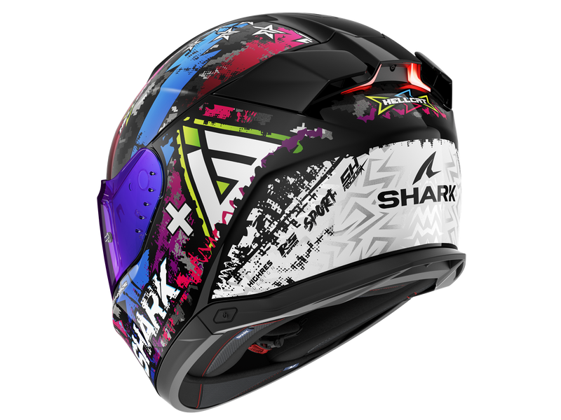 Shark Skwal I3 Hellcat Schwarz Chrom Blau