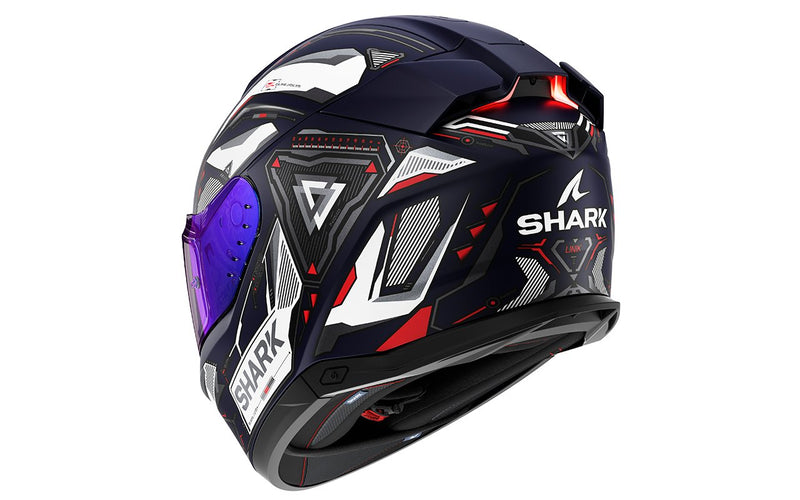 Shark Skwal I3 Linik Matt Blau Weiß Rot