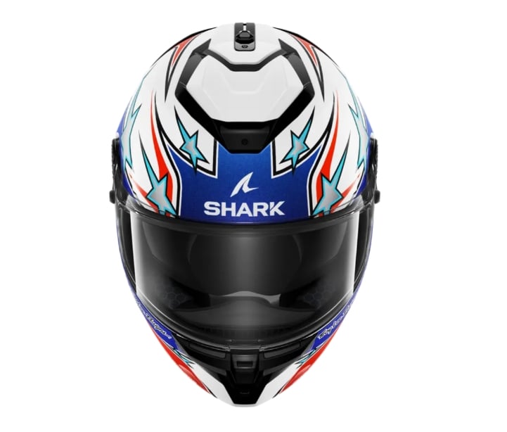 Shark Spartan GT Pro Flagstaff TLD Weiß Rot Blau