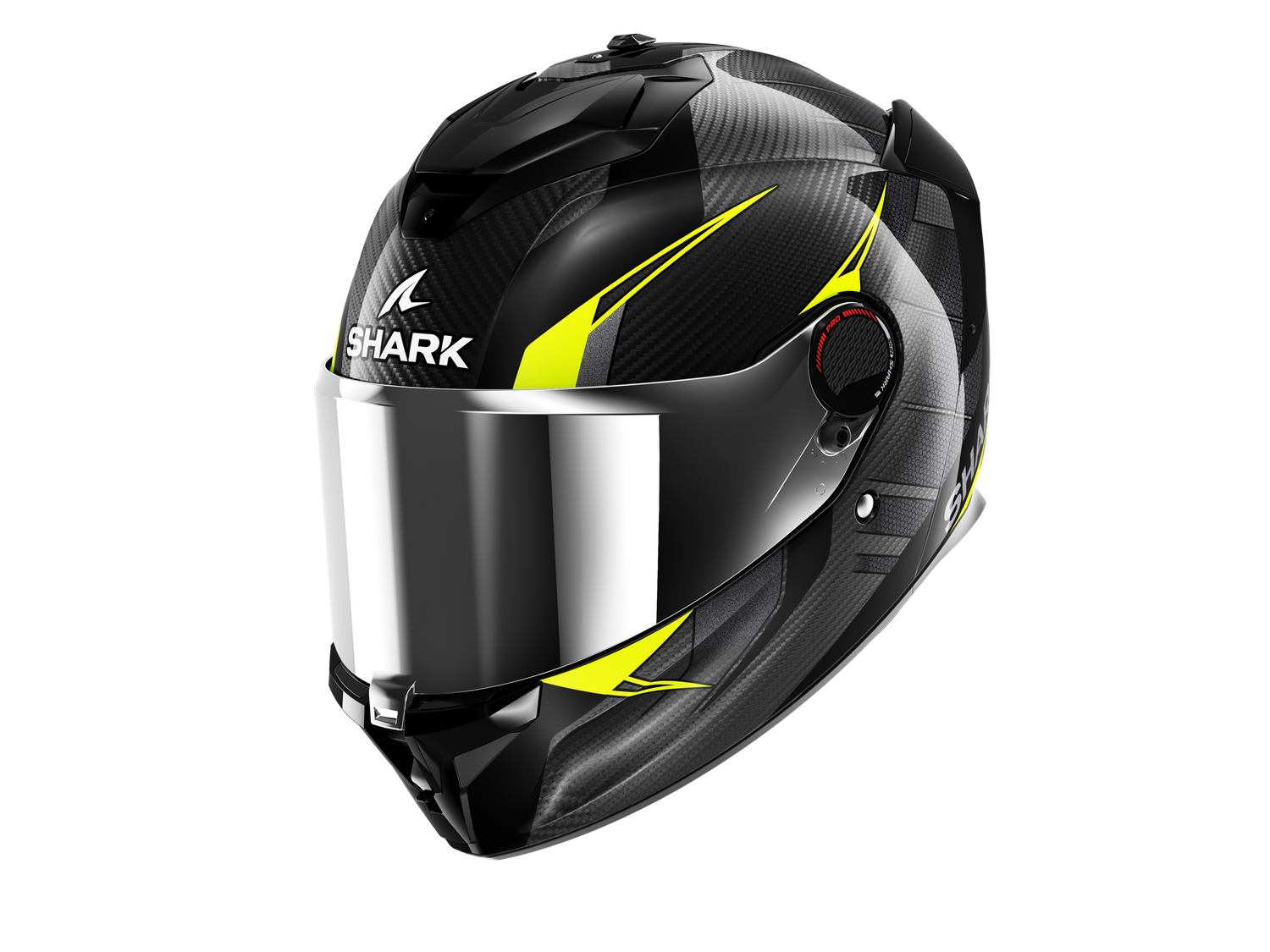 SHARK SPARTAN GT PRO KULTRAM CARBON Carbon Black Yellow