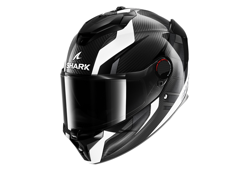 Shark Spartan GT Pro Kultram Carbon Carbon Weiß Schwarz