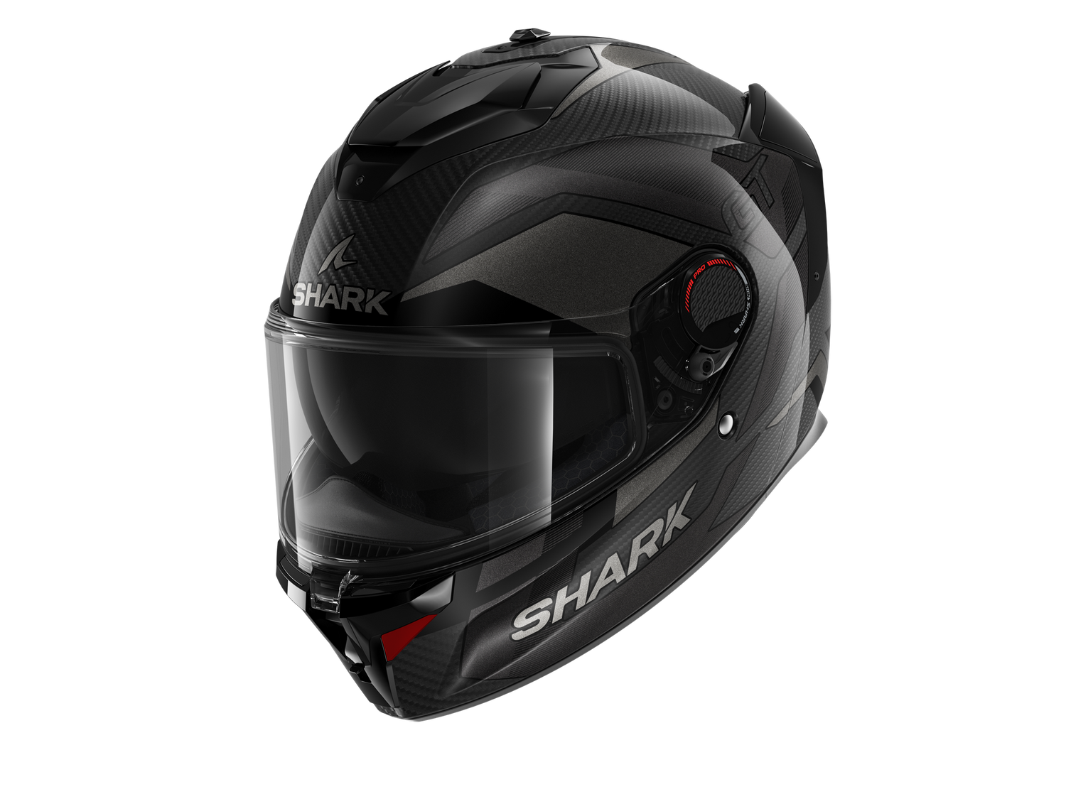 SHARK SPARTAN GT PRO RITMO CARBON Carbon Anthracite Chrom
