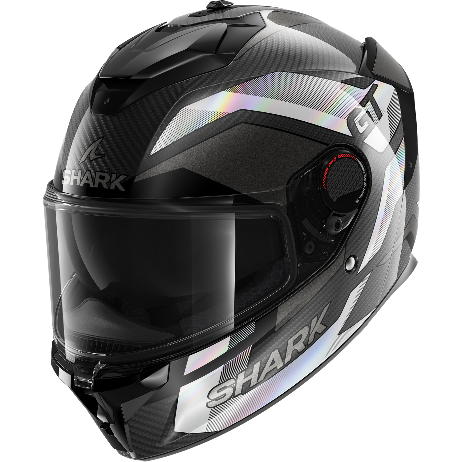 SHARK SPARTAN GT PRO RITMO CARBON Carbon Anthracite Iridescent