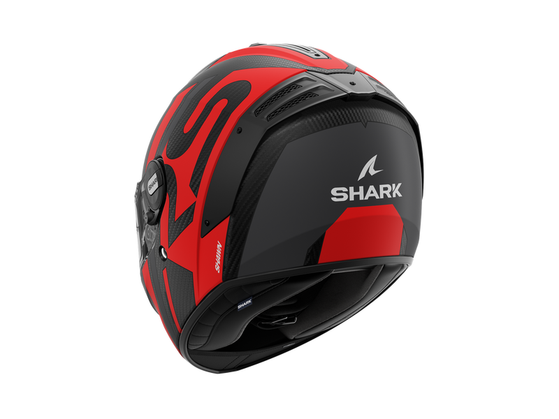 Shark Spartan RS Carbon Shawn Matte Carbon Anthracite Red