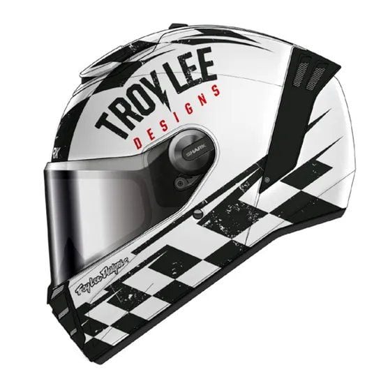 SHARK SPARTAN RS RACESHOP TLD White Black Red