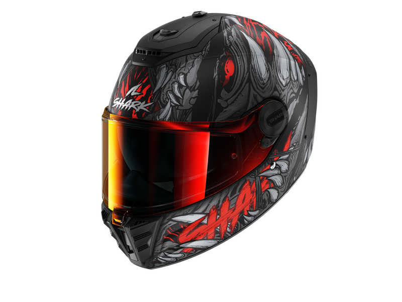 SHARK SPARTAN RS SHAYTAN Mat Black Red Anthracite