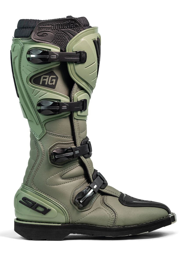 Sidi Agueda Motorlaarzen Army Zwart – Motocross & Enduro Boots