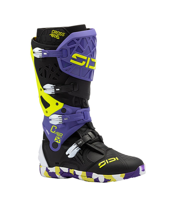 Sidi Crossair X Motorlaarzen Zwart Violet – Motocross & Enduro Boots