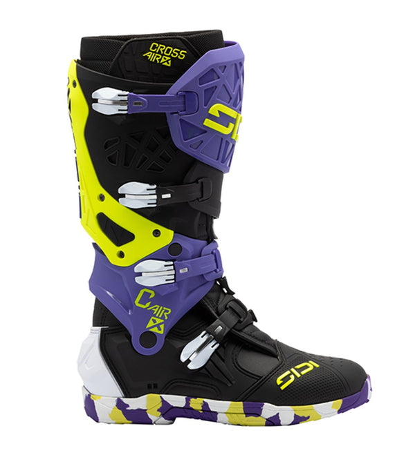 Sidi Crossair X Motorlaarzen Zwart Violet – Motocross & Enduro Boots