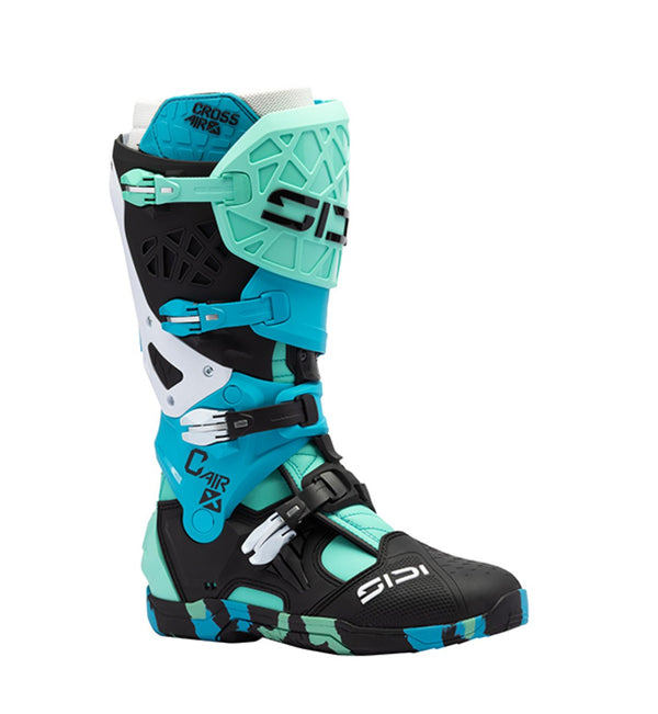 Sidi Crossair X Motorlaarzen Messy Cyan – Motocross & Enduro Boots