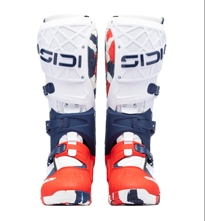 Sidi Crossair X wit Navy rood