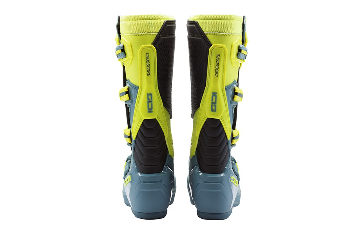 Sidi Crosscore Petrol-yellow Fluo
