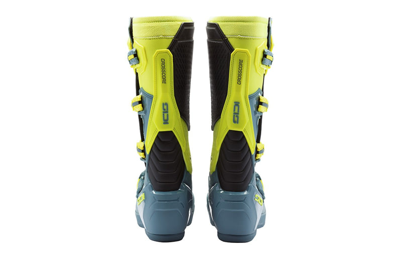 Sidi Crosscore Petrol-geel Fluo