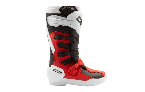 Sidi Crosscore Motorlaarzen Rood Zwart Wit – Motocross & Enduro Boots