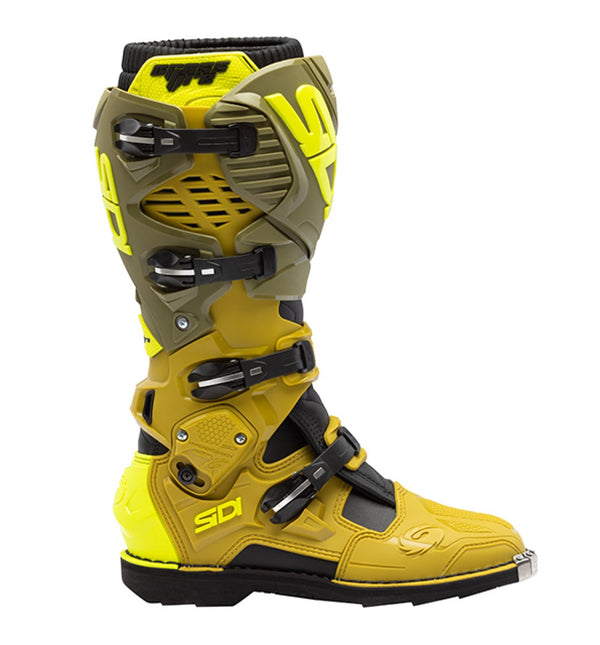 Sidi Crossfire 3 Motorlaarzen Olive Groen Guacamole – Motocross & Enduro Boots