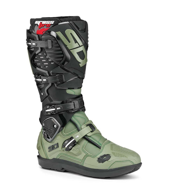Sidi Crossfire 3 SRS Motorlaarzen Army Zwart – Motocross & Enduro Boots