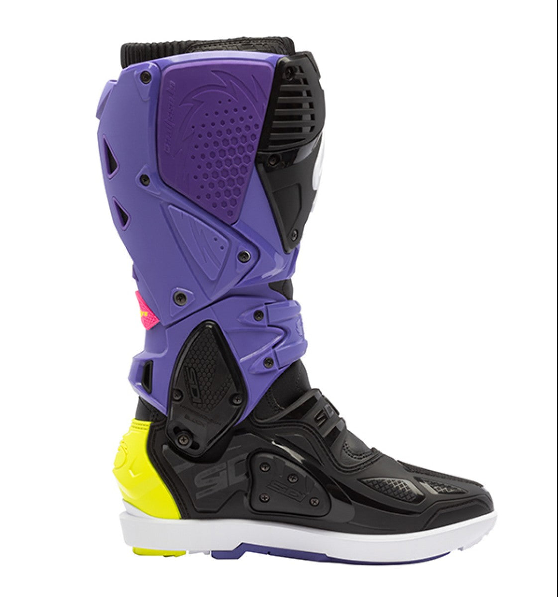 Sidi Crossfire 3 Srs Violet black Fluo yellow