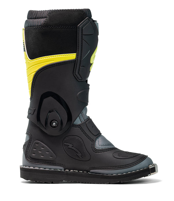 Sidi Flame Motorlaarzen Zwart Lime Grijs – Motocross & Enduro Boots