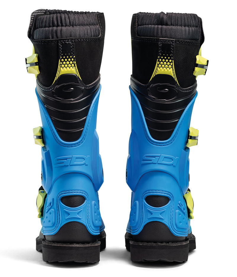 Sidi Flame Light Blu Lime zwart